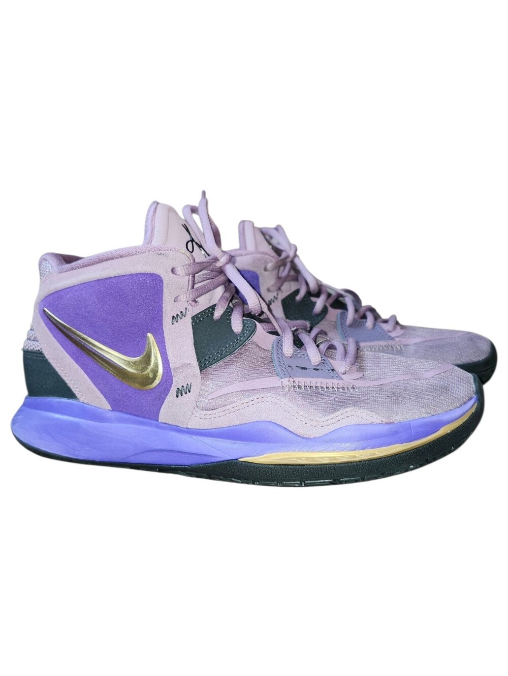 Nike Kyrie Infinity EP 'Amethyst Wave' Purple Gold Basketball Shoes Sz 8.5